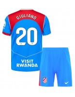 Atletico Madrid Giuliano Simeone #20 Kolmaspaita Lasten 2025-26 Lyhythihainen (+ shortsit)